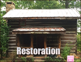 Historic Log Cabin Restoration  Zaleski, Ohio